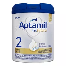 4 Latas Fórmula Infantil Aptamil Profutura 2, Danone, 800gr