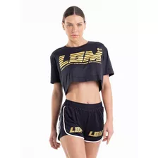 Camiseta Cropped Feminino Labellamafia Powe Preto 24284 