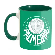 Caneca Porcelana Palmeiras Palmeirense Com Nome Verde