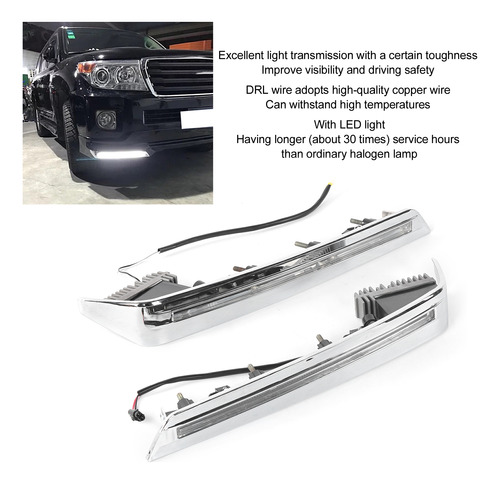 Accesorio Led De Conduccin Diurna Drl Para Land Cruiser Foto 8