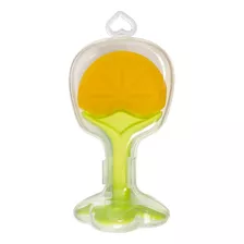 Mordedor De Silicone Laranja C/ Estojo Kababy Laranja