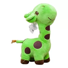 Pelúcia Girafa Verde Boneco Antialérgica