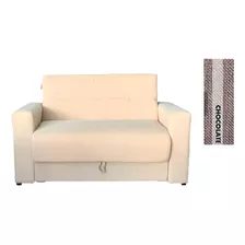 Sofa Cama Bi Cama 2 Cuerpos Tapizado Chenille O Eco Cuero