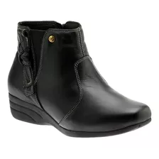 Bota Feminina Em Couro Roma Preto 1070 Doctor Shoes Doctor 