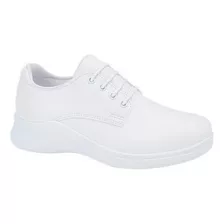 Zapato Choclo Servicio Shosh Confort Blanco Mujer 4321