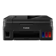 Impresora Multifuncional A Color Canon G4110 Con Wifi Negra 