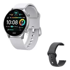 Relógio Smartwatch Haylou Solar Plus Prata + Pulseira Extra