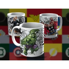 Plantillas Para Sublimar Tazas - Super Heroes