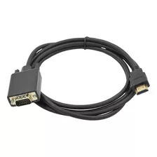 Cabo Adaptador Hdmi Para Vga Full Hd 4k Hdr Macho + Cabo P2