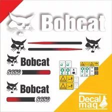 Kit Adesivos Decalque Compatível Minicarradeira Bobcat S650 