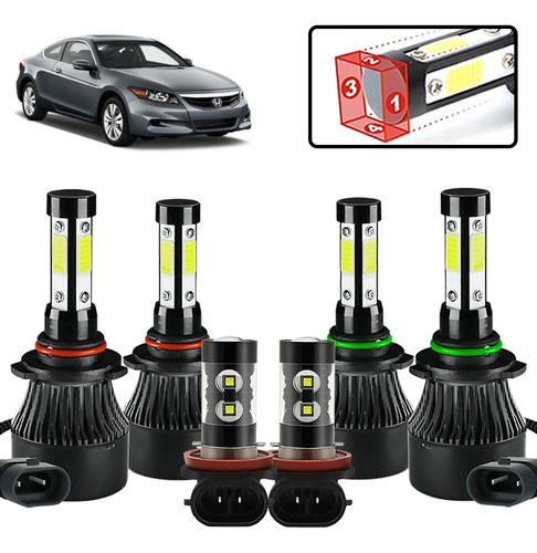 Kit De Faros Led Para Honda Accord 2006-2009 2010 2011 2012