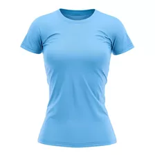 Camisa Academia Azul Esportes Proteção Solar Uv50+