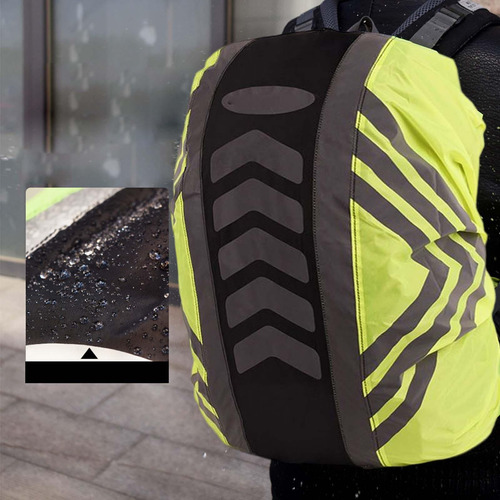 Mochila Raincover Reflective Protector Mochila Dust Rain Foto 6