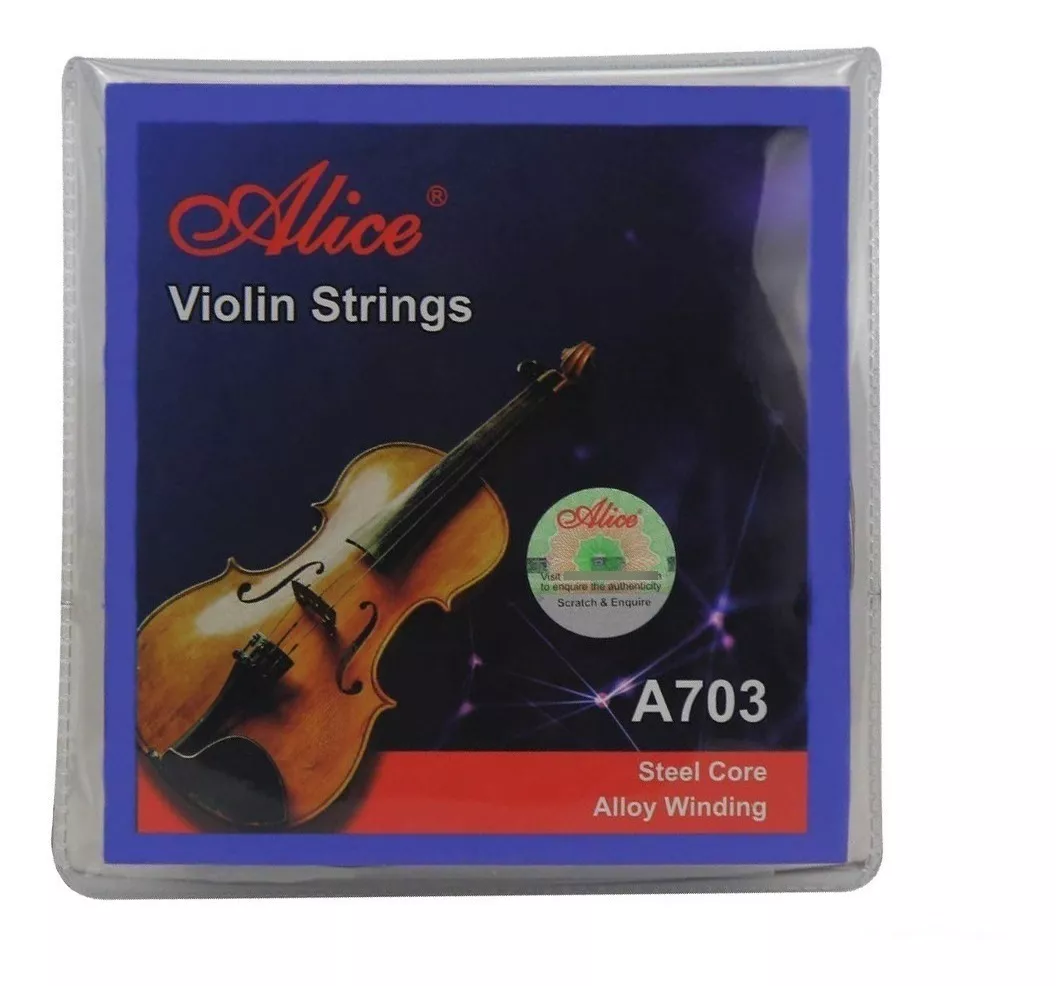 Juego De Cuerdas P/ Violin 4/4 Alice A703