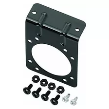 Soporte De Montaje 118138 Conector De 7 Vías, Negro