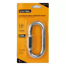 Mosqueton Bandolas Zinc + Rosca Uyustolls 1/2'' 12mm 1500 Kg