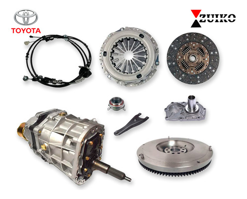 Kit Caja Velocidades Clutch Volante Chicotes Toyota Hiace   Foto 2