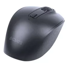 Mouse Sem Fio Recarregavel Wireless + Bluetooth Silent Click Cor Preto