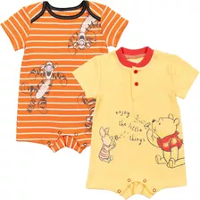 Winnie The Pooh Tigger - Paquete De 2 Mamelucos Para Bebé