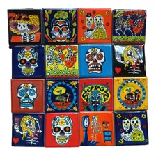 Azulejo Talavera Calaveras 5x5