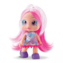 Boneca Diver Surprise C/ Acessórios Cabelo Rosa Divertoys