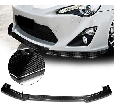 [3pcs] For 13-16 Scion Frs Real Carbon Fiber Front Bumpe Zzf Foto 5