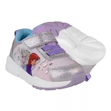 Tenis Niña Frozen 73062 Glitter Plata