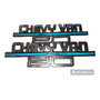 Emblema Lateral Chevrolet Chevy Van 20 Original (b)