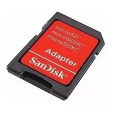 Adaptador Cartao De Memoria Micro Sd Sandisk Vermelho