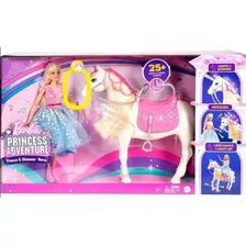 Barbie Princess Adventure Y Caballo Interactivo Luces Sonido