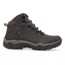 Bota Coturno Sapato Couro Natural Cano Alto Macboot Boituva