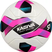 Bola De Futebol 7 Kagiva S7 Brasil Pró Society Oficial + Nf
