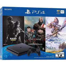 Playstation 4 Slim 1tb Original + Juego Tienda Nueva Sellad