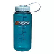 Nalgene Botella De Agua De Boca Ancha, 1-pinta, Verde Trucha