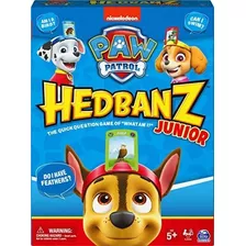 Hedbanz Jr. Paw Patrol, Juego De Adivinar Imágenes Para Fami