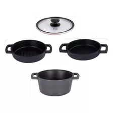 Set Nuit Essen Completo De 18cm // 3 Piezas + Tapa De Vidrio