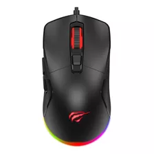 Mouse Gamer Havit Ms960 7200 Dpi 6 Botões Rgb Preto