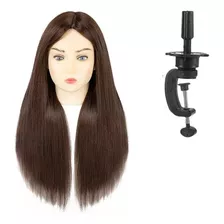 Cabezas Práctica 85% Cabello Real Humano Maniquí Maqillaje