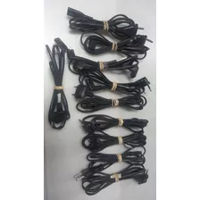 Kit Com 10 Cabos De Força Para Tvs.bipolar 8p, 150cm.