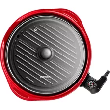 Grill Multifuncional Life Red 30cm Lenoxx Pgr159 220v Cor Vermelho Frequência 60hz