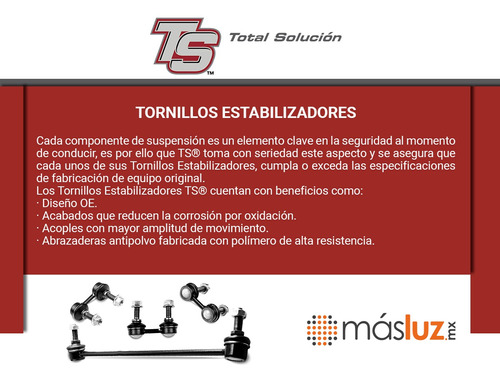 Set 2 Tornillos Estabilizadores Del Smart Fortwo 05-07 Ts Foto 4