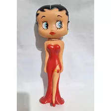 Boneca Betty Boop Antiga Vinil Borracha 25cm Coleçao