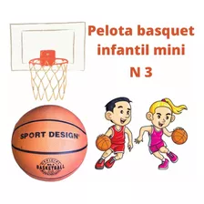 Pelota De Basquet Mini Número 3 Calidad Premium Infantil