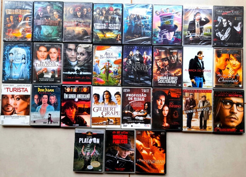 Dvd Filmes Colecao Johnny Depp Original - Colecionador 