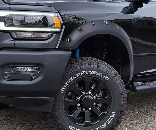 Fender 2019-2020 Dodge Ram 2500 3500 Negro Bolsillo Remache Foto 3