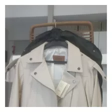 Campera De Cuero De Oveja Cardon ! Nueva Color Beige 