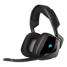 Audífonos Gamer Inalámbricos Corsair Void Rgb Elite Wireless Carbón Con Luz Rgb Led