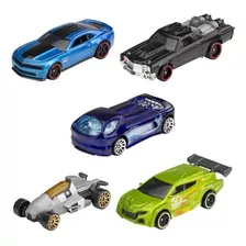 Kit 3 Carrinhos De Ferro C/ Tração - Die Cast Hot Cars 