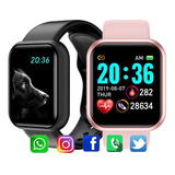 RelÃ³gio Smartwatch Android Ios Inteligente D20 Bluetooth Nfe