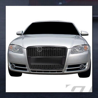 For 2005-2008 Audi A4 B7 Matte Black Rs-mesh Front Bumpe Gt2 Foto 9